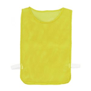 Nylon Mesh Pinnie, Adult Size, Gold
