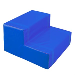2-Step Stairs, 22"x24"x14", Blue