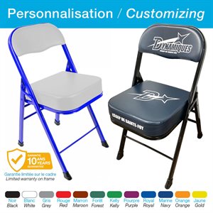 Deluxe Custom Folding Sideline Chair