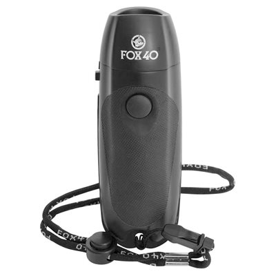 Fox 40 Electronic Whistle, Black
