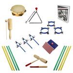 Ensemble d'instruments rythmique pour 15 joueurs