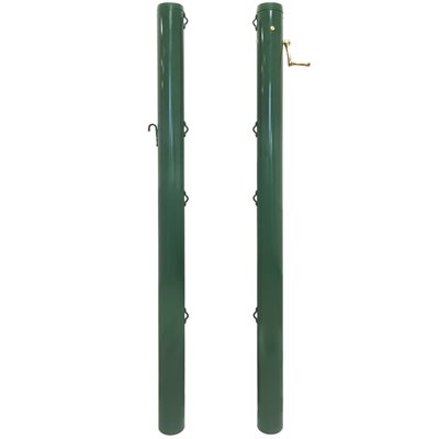 Poteaux de tennis ronds 