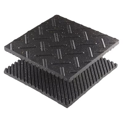 Tuile en caoutchouc, texture ERGOBRIDGE 1,9 cm (¾") d'épais