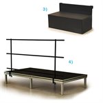 Multifunction Portable Stage, 4'x8'