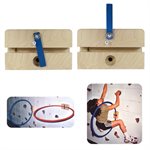 Crochet à cerceaux pour mur d'escalade