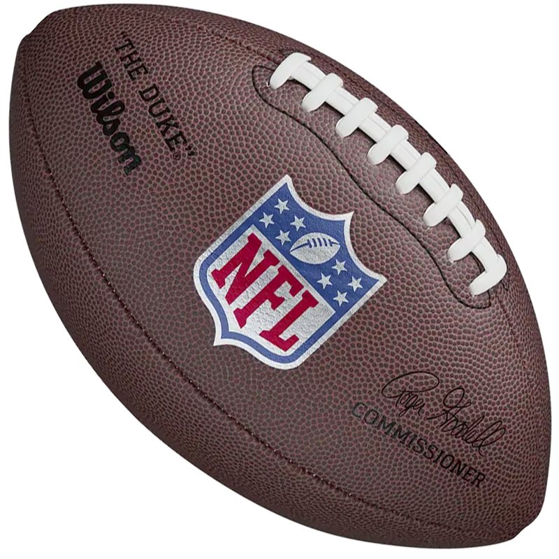 Ballon de football réplique du NFL Duke, cuir composite