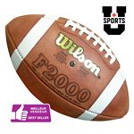 Official Wilson U Sports Competition Leather Football, Senior #9