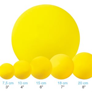 Low density foam balls