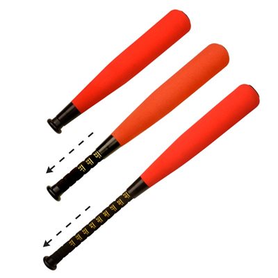 Bâton de baseball en mousse, ajustable 23"-29"