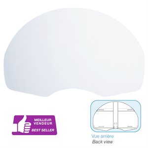 Panneau de baskeball éventail en acier, montage arrière