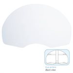 Panneau de baskeball éventail en acier insonorisé, montage arrière