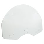 Panneau de baskeball éventail en bois, montage avant