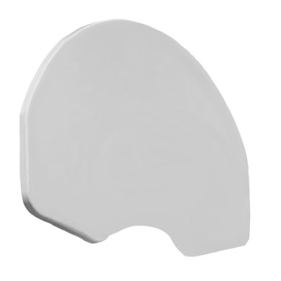 Panneau de baskeball éventail en bois, montage arrière