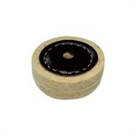 Leather Covered Felt Hockey Puck, 3" (8 cm)