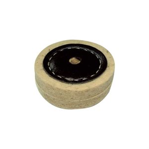 Leather Covered Felt Hockey Puck, 3" (8 cm)