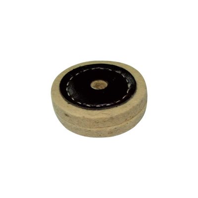 Felt indoor hockey puck