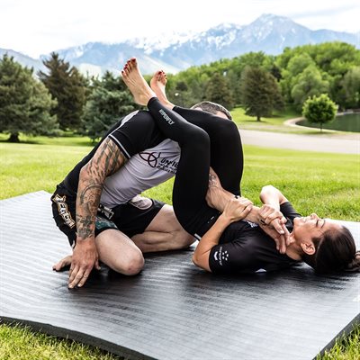 Tapis résidentiel d'arts martiaux Flexi-Roll