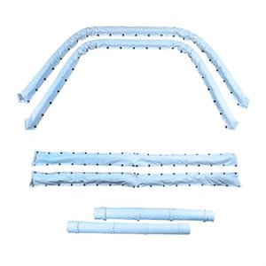 44'' (111.76cm) Deep Goal protectors frame padding set