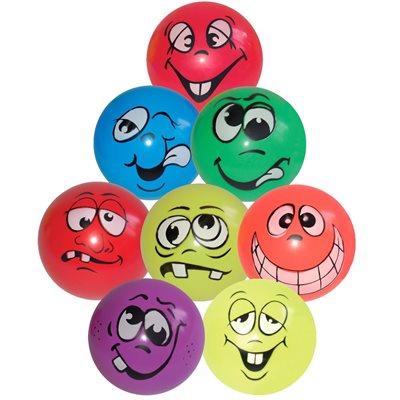 8 Funny Faces Balls