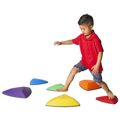 6 Plastic Riverstones