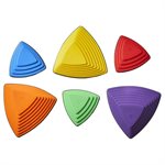 6 pierres de rivière