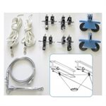 Système de vrille suspendu et mobile