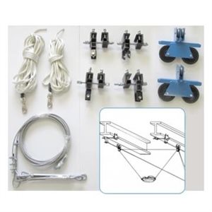 Système de vrille suspendu et mobile