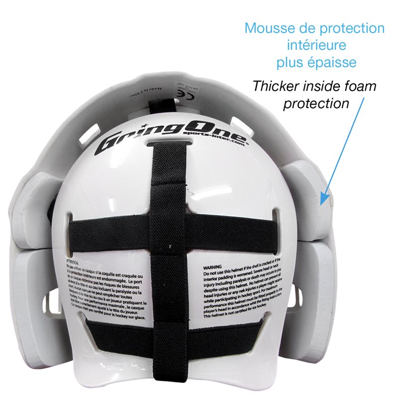 Masque de gardien de but pour le hockey de rue