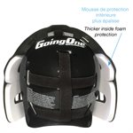 Masque de gardien de hockey de rue SÉNIOR, noir