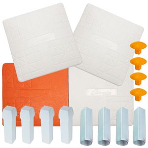 Ensemble d'un but double et 2 buts simples