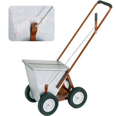 Dry Line Marker, 4 Wheels, 35 lb cap.