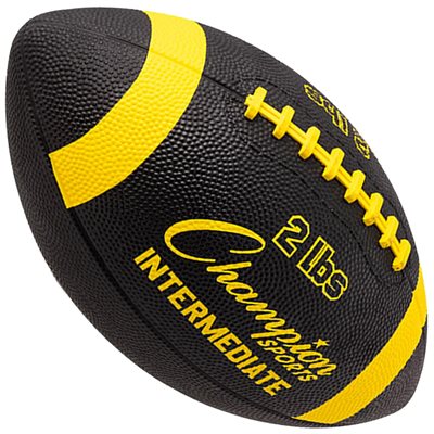 Ballon de football lesté en caoutchouc, 2 lb, #7