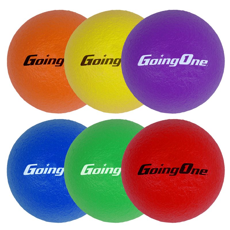 Set of 6 Going One Skin Foam Dodgeballs