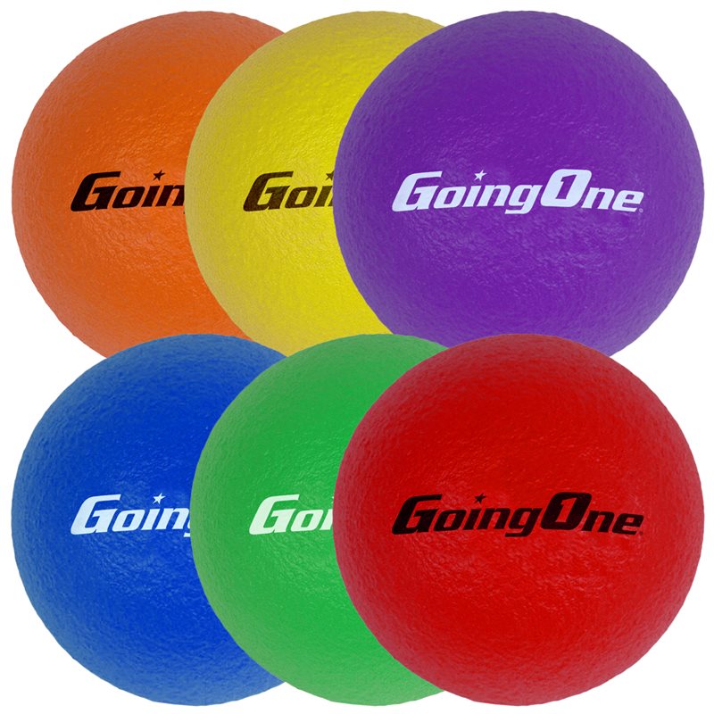 Set of 6 Going One Skin Foam Dodgeballs