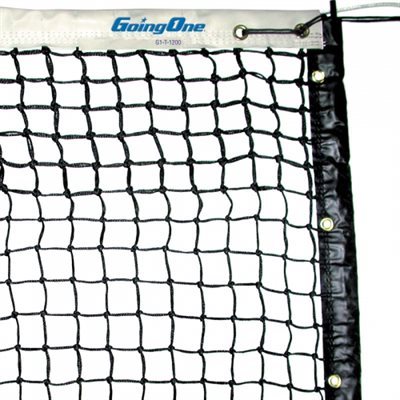 Braided Tennis Net, Double Vinyl Band, 3 mm
