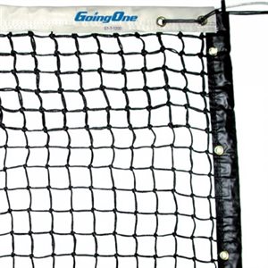 Braided Tennis Net, Double Vinyl Band, 3 mm