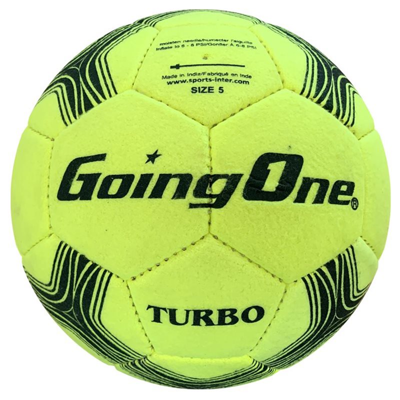 Suede indoor soccer ball