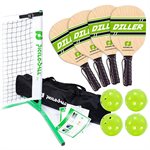 Portable Steel Pickleball Complete Tournament Set, 22' 