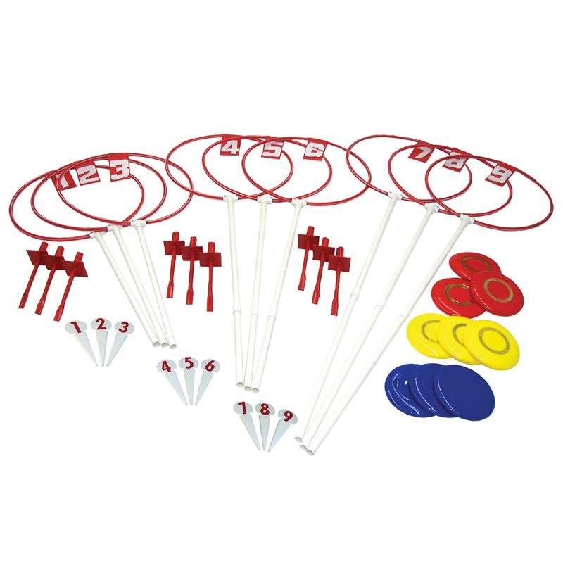 9 Hole frisbee golf target hoop set - Outdoor model