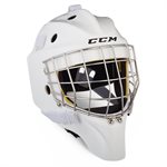 Certified CCM Ice Hockey Goalie Mask, SR, White