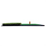 2-lenght, Driving Golf Mat, Rubber Bottom, 12"x23-½"'