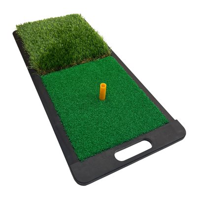 Tapis de golf en caoutchouc, 2 longueurs, 12"x23-½"