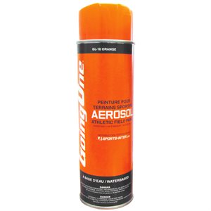 Peinture aérosol orange