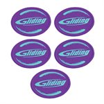 Gliding Disk for Hardwood Surfaces, 25 pairs