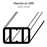 Bâton de gardien de but manche en ABS, 44"