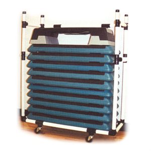PVC Storage Cart for Aerobic Steps for 12 Steps