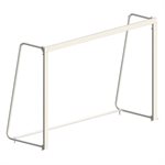 Paire de buts de handball 5'x7', blanc, 1-½"