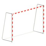 Paire de buts de handball 7'x10' rouge / blanc, 1-½"