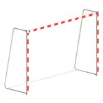 Paire de buts de handball 7'x10' rouge / blanc, 1-½"
