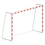 Paire de buts de handball 7'x10' rouge / blanc, 1-½"